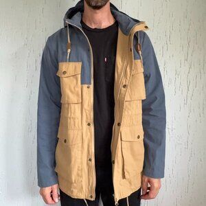 Lifetime Collective Uniform Standard Field Jacket Medium Tan/Blue